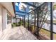 Charming screened-in patio with water views at 1217 Bobwhite Court, Punta Gorda, FL 33950