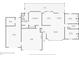 Detailed floor plan showcasing the layout of the home's rooms and dimensions at 25202 Chiclayo Ave, Punta Gorda, FL 33983