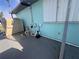 Blue exterior with patio at 3289 Pellam Blvd, Port Charlotte, FL 33948