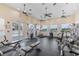Well-equipped fitness center with weight machines, treadmills, and access to a pool at 2138 Royal Tern Cir, Punta Gorda, FL 33983