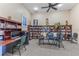Cozy library with bookshelves, a table for reading, and a computer work station at 2138 Royal Tern Cir, Punta Gorda, FL 33983