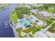 The community features a luxurious pool, clubhouse, and beautiful landscaping at 435 Manns Harbor Dr, Apollo Beach, FL 33572