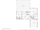 Floor plan showing layout of home, including primary bedroom, living room, kitchen, and screened patio/pool at 483 Corrientes Cir, Punta Gorda, FL 33983