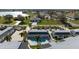 Aerial view of the condo complex with a swimming pool and community at 1340 San Cristobal Ave # 304, Punta Gorda, FL 33983