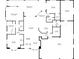 Detailed floor plan showcasing layout of home, including bedroom, living room, and screened porch dimensions at 2012 River Basin Ter, Punta Gorda, FL 33982