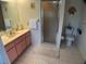 Cozy bathroom with a single vanity and a shower stall at 6170 David Blvd, Port Charlotte, FL 33981
