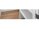 Close up of vinyl flooring next to built in shelving at 1022 S Lavina St, North Port, FL 34286