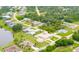 Aerial view showing the property and surrounding neighborhood at 256 Coblentz St, Port Charlotte, FL 33954
