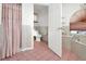 Bathroom with shower, toilet, and bathtub at 256 Coblentz St, Port Charlotte, FL 33954