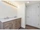 Bathroom with double vanity, updated fixtures, and a modern design at 1080 Bal Harbor Blvd # 1C, Punta Gorda, FL 33950