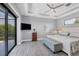 Spacious main bedroom with sliding glass doors to backyard at 10721 Ayear Rd, Port Charlotte, FL 33981