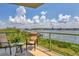 Enjoy scenic water views from this private balcony at 1375 Beach Rd # 210, Englewood, FL 34223