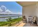 Relaxing balcony overlooking the water at 1375 Beach Rd # 210, Englewood, FL 34223