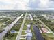 Community overview showcasing waterfront homes and canals at 15267 Appleton Blvd, Port Charlotte, FL 33981