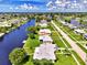 Aerial showcasing home and surrounding area at 544 Lindley Ter, Port Charlotte, FL 33952