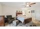 Bright bedroom with a comfortable bed and plenty of storage at 2236 Gascom St, North Port, FL 34288