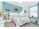 Charming bedroom with coastal decor and a comfortable bed at 13092 Rinella St, Venice, FL 34293