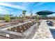 Community garden with raised planting beds at 13092 Rinella St, Venice, FL 34293