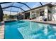 Enjoy this gorgeous screened pool and spa with a view! at 13092 Rinella St, Venice, FL 34293