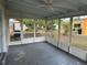 Spacious screened porch overlooking backyard at 21242 Glendale Ave, Port Charlotte, FL 33952