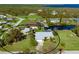 Aerial view of single Gathering home with large backyard at 5105 Ackley Ter, Port Charlotte, FL 33981