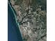 Wide aerial view showing the property's location relative to the coast at 700 Coquina Ct, Nokomis, FL 34275