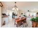 Modern kitchen with butcher block countertops and stainless steel appliances at 700 Coquina Ct, Nokomis, FL 34275