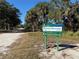 Nokomis Riverview Park sign, showing access to The Legacy Trail at 700 Coquina Ct, Nokomis, FL 34275