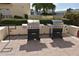 Community grilling area with two gas grills for resident use at 1120 E Kennedy Blvd # 1423, Tampa, FL 33602