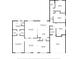 Detailed floor plan showcasing the layout of the home with dimensions for each room at 4145 Polynesia Rd, North Port, FL 34288