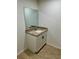 Vanity with granite countertop and white cabinets at 9992 Antler St, Port Charlotte, FL 33981