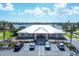 Community center with ample parking and lake views at 2 Marker Rd, Rotonda West, FL 33947