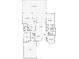 Detailed floor plan of home layout, including bedrooms, bathrooms, kitchen, and garage dimensions at 3117 Silkwood Ln, Port Charlotte, FL 33953