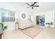 Relaxing living room with sliding glass doors to pool at 4678 Arlington Dr, Placida, FL 33946