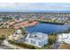 Aerial view of community, building, and waterfront at 2001 Bal Harbor Blvd # 2203, Punta Gorda, FL 33950