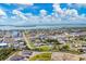 Aerial view of property near the water and other homes at 3265 Smith St, Englewood, FL 34224