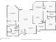 Detailed floor plan showcasing a spacious layout with multiple bedrooms and bathrooms at 7297 Jennifer Dr, Port Charlotte, FL 33981