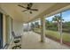 Spacious screened porch overlooking canal at 7297 Jennifer Dr, Port Charlotte, FL 33981