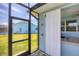 Outdoor shower adjacent to the pool area at 9222 Melody Cir, Port Charlotte, FL 33981