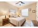 Bright bedroom with a queen-size bed and tasteful decor at 150 Mandalay Rd, Punta Gorda, FL 33950