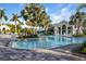 Resort-style pool with surrounding lounge chairs at 26866 Weiskopf Dr, Englewood, FL 34223