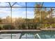 Enjoy breathtaking sunset views from the screened pool area at 26866 Weiskopf Dr, Englewood, FL 34223