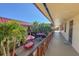 Outside view from hallway, showing courtyard at 66 Boundary Blvd # 271, Rotonda West, FL 33947