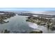 Bird's-eye view of waterfront community at 710 Albee W Rd, Nokomis, FL 34275