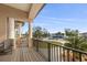 Private balcony with composite decking, offering scenic views at 710 Albee W Rd, Nokomis, FL 34275