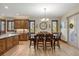 Bright dining area with hardwood floors and a large table at 710 Albee W Rd, Nokomis, FL 34275