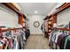 Large walk-in closet with ample shelving and hanging space at 710 Albee W Rd, Nokomis, FL 34275