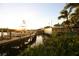 Dockside waterfront bar with sunset views at 710 Albee W Rd, Nokomis, FL 34275