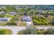 Aerial view of the house and surrounding neighborhood at 7330 Printer St, Port Charlotte, FL 33981