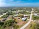 Aerial view showcasing home's location and neighborhood at 7379 Rosemont Dr, Englewood, FL 34224